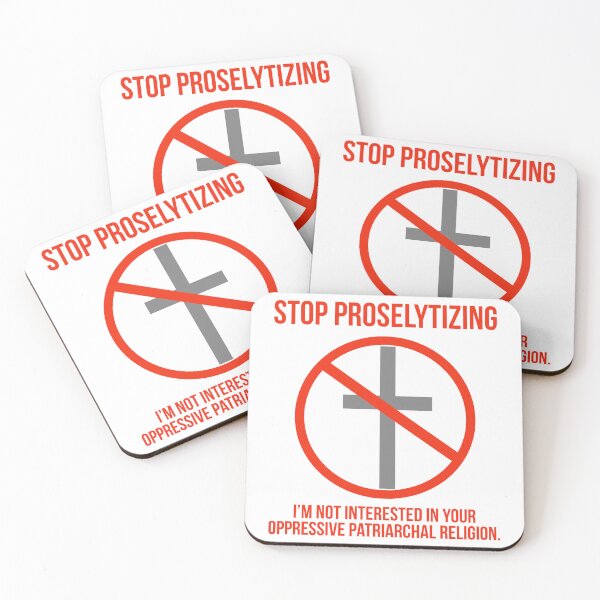 Item preview, Stop proselytizing  designed and sold by Rachel the Artist .