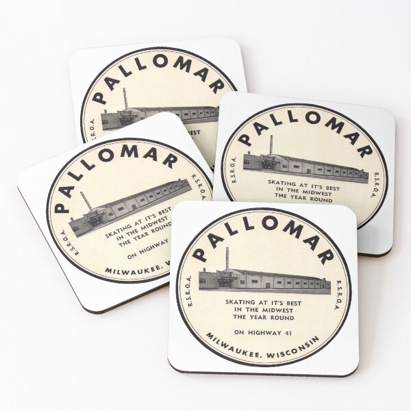 Item preview, Pallomar Roller Rink Milwaukee Wisconsin Roller Skating Rink Sticker Decal Label designed and sold by tislord.
