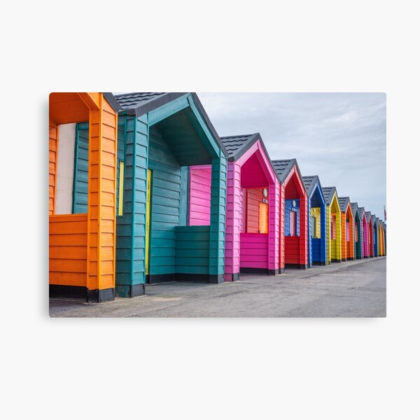 Item preview, Colourful beach huts at Saltburn-by-the-Sea designed and sold by MartinWilliams.