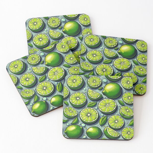 Item preview, Limes Pattern designed and sold by ArtFactoryAI.