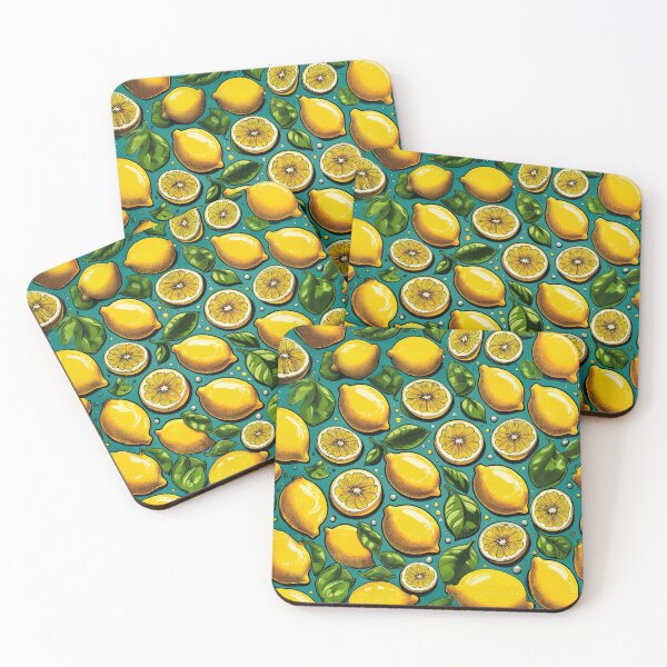 Item preview, Lemons Pattern designed and sold by ArtFactoryAI.
