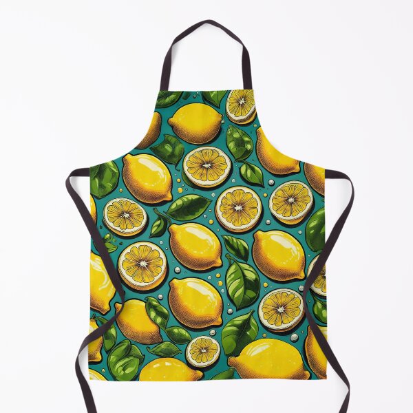 Item preview, Lemons Pattern designed and sold by ArtFactoryAI.