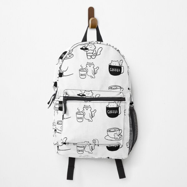 Item preview, Whiskers and Lattes: Minimalist Coffee Cat Art designed and sold by RM-Journey.