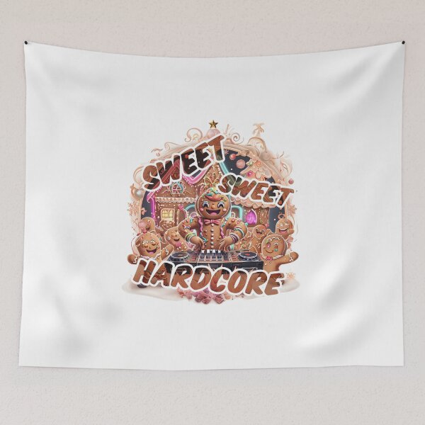 Item preview, Sweet, Sweet Hardcore – Gingerbread Rave designed and sold by Designorigin.