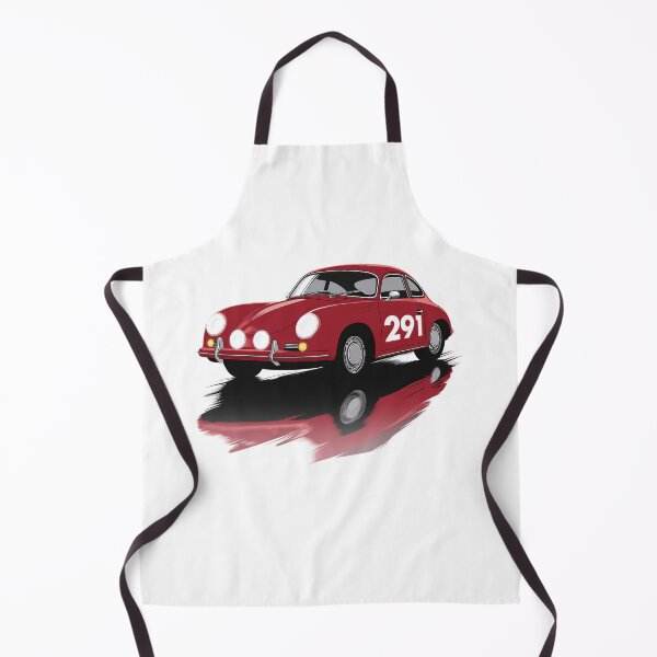 Item preview, Vintage red Porsche 356 Rally Car designed and sold by blackdogshop.
