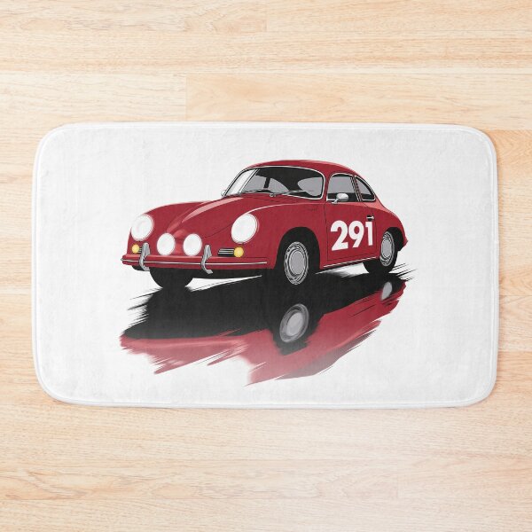 Item preview, Vintage red Porsche 356 Rally Car designed and sold by blackdogshop.