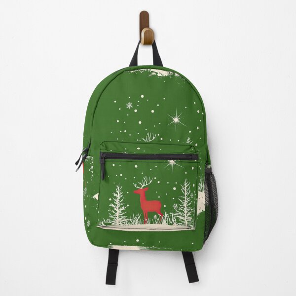 Item preview, Red Deer on a Snowy Hilltop | Christmas designed and sold by MaryFiore.