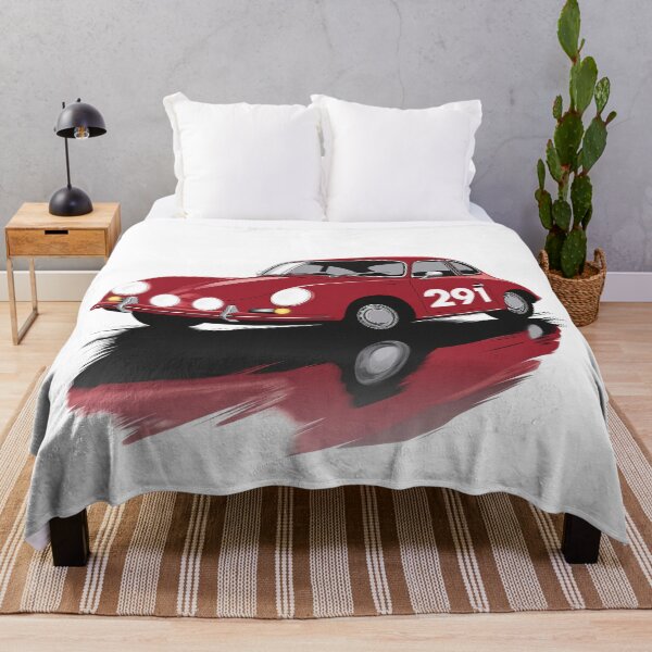 Item preview, Vintage red Porsche 356 Rally Car designed and sold by blackdogshop.