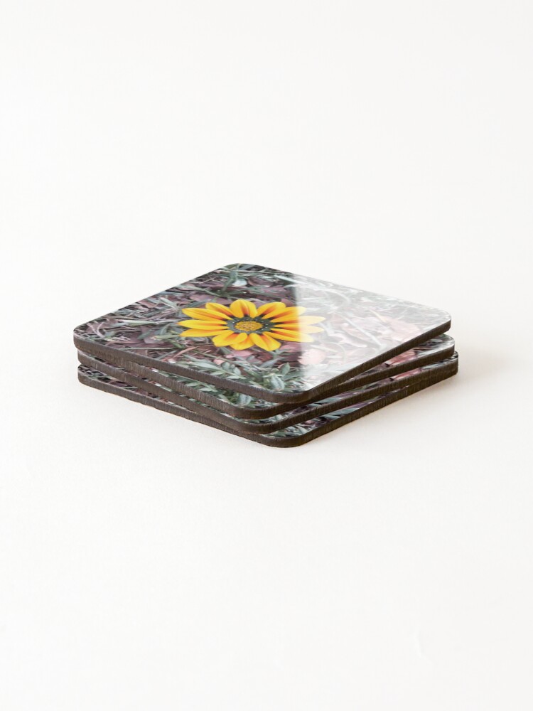 Thumbnail 4 of 5, Coasters (Set of 4), Spring Daisy Photograph designed and sold by HomemakerAMDG.