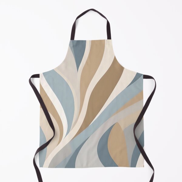 Item preview, Soft Waves in Blue and Pastel Cream designed and sold by Ciervo Primavera.