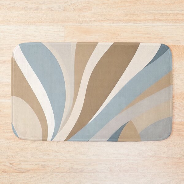 Item preview, Soft Waves in Blue and Pastel Cream designed and sold by Ciervo Primavera.