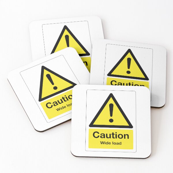 Item preview, Caution: Wide Load Sign (on white) designed and sold by STUDIO-72.