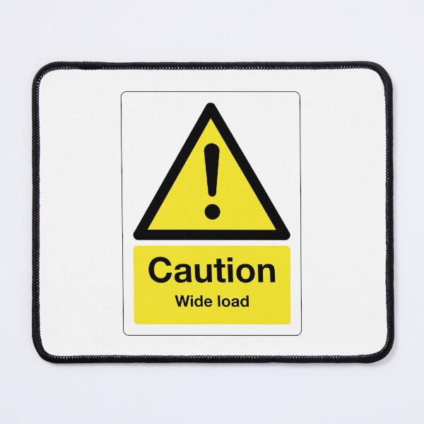 Item preview, Caution: Wide Load Sign (on white) designed and sold by STUDIO-72.