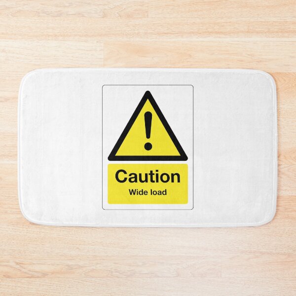 Item preview, Caution: Wide Load Sign (on white) designed and sold by STUDIO-72.