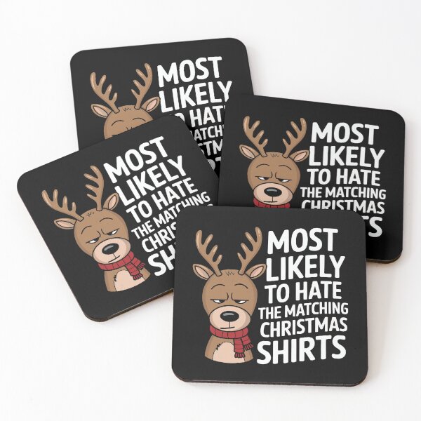 Item preview, Most Likely To Hate The Matching Christmas Shirts designed and sold by GRABAPSHOP.