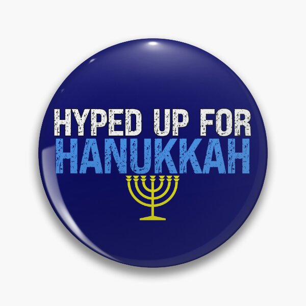 Item preview, Hyped Up For Hanukkah Funny Jewish Saying designed and sold by SharpThreadZ.