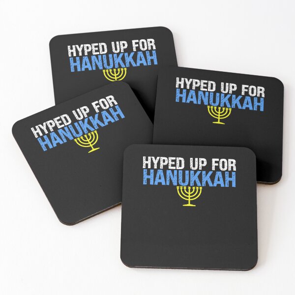 Item preview, Hyped Up For Hanukkah Funny Jewish Saying designed and sold by SharpThreadZ.