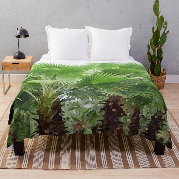 Item preview, washingtonia palm oil painting designed and sold by AA-designstore.