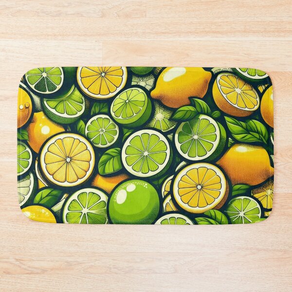 Item preview, Lemons and Limes Pattern designed and sold by ArtFactoryAI.