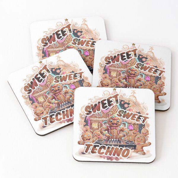 Item preview, Sweet, Sweet Techno – Gingerbread Rave designed and sold by Designorigin.
