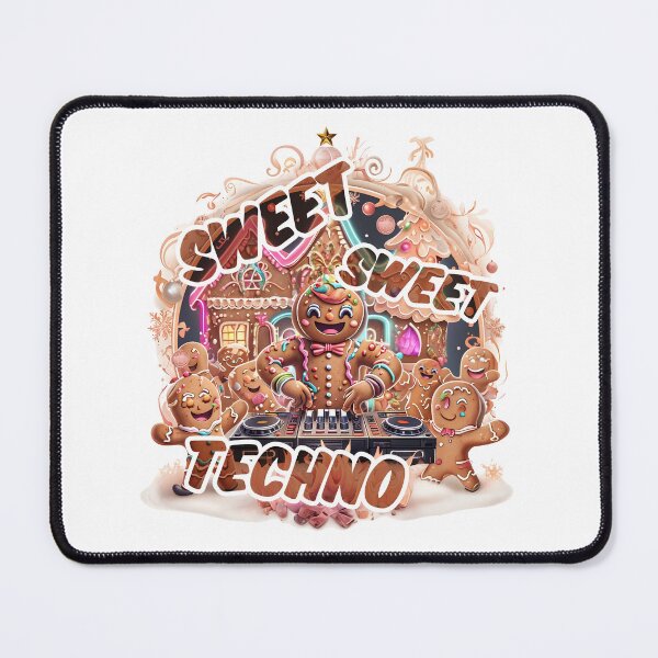 Item preview, Sweet, Sweet Techno – Gingerbread Rave designed and sold by Designorigin.