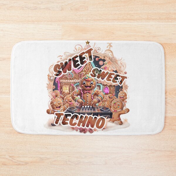 Item preview, Sweet, Sweet Techno – Gingerbread Rave designed and sold by Designorigin.