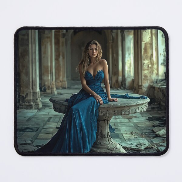 Item preview, Elegance in Decay: A Blue Symphony designed and sold by oanaunciuleanu.