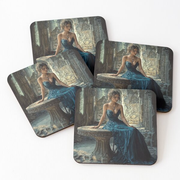 Item preview, Elegance in Decay: A Blue Symphony designed and sold by oanaunciuleanu.