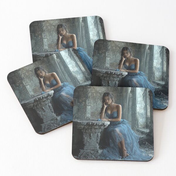 Item preview, Elegance in Decay: A Blue Symphony designed and sold by oanaunciuleanu.