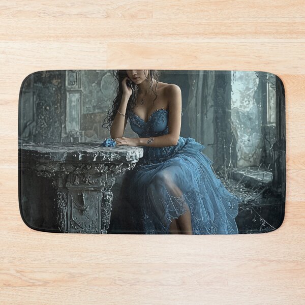 Item preview, Elegance in Decay: A Blue Symphony designed and sold by oanaunciuleanu.