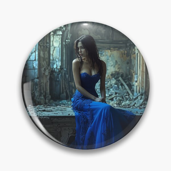Item preview, Elegance in Decay: A Blue Symphony designed and sold by oanaunciuleanu.