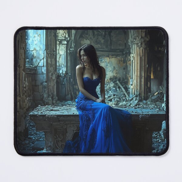 Item preview, Elegance in Decay: A Blue Symphony designed and sold by oanaunciuleanu.