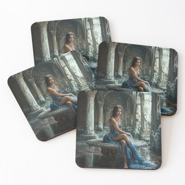 Item preview, Elegance in Decay: A Blue Symphony designed and sold by oanaunciuleanu.