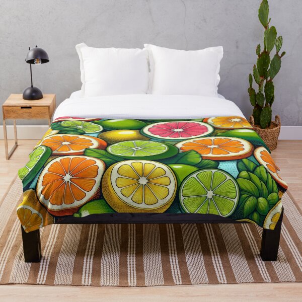 Item preview, Citrus Pattern designed and sold by ArtFactoryAI.