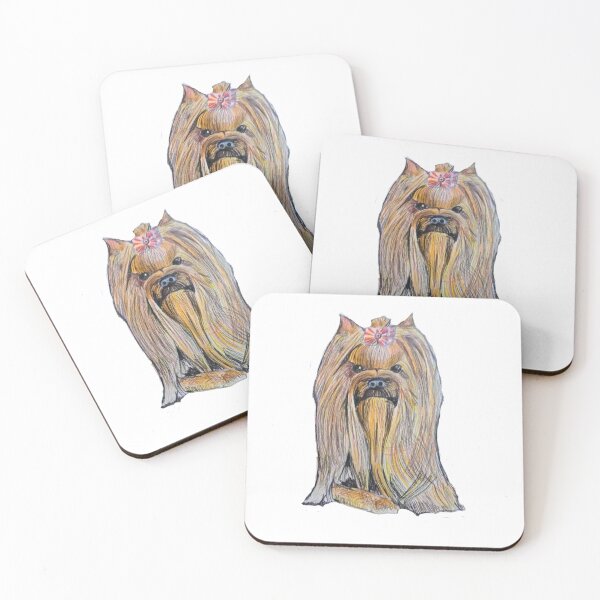Item preview, Yorkie Acrylic Painting designed and sold by JCRockDesign.