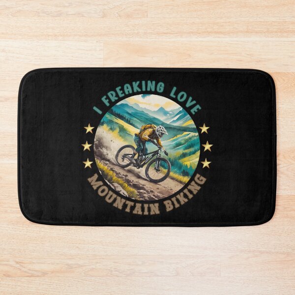 Item preview, I Freaking Love Mountain Biking designed and sold by OskarArts.