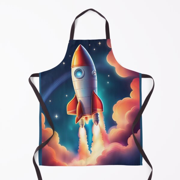 Item preview, Cute rocketship in space designed and sold by Purr95.