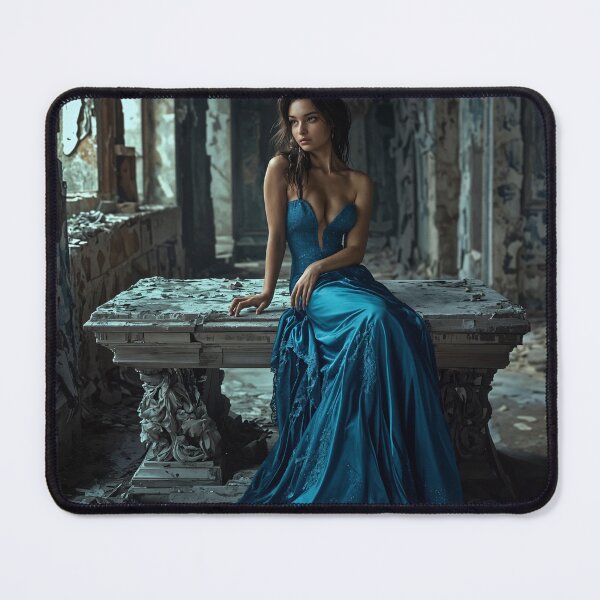 Item preview, Elegance in Decay: A Blue Symphony designed and sold by oanaunciuleanu.