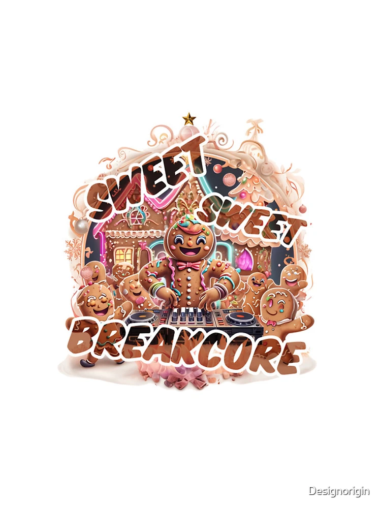 Thumbnail 4 of 4, iPhone Case, Sweet, Sweet Breakcore – Gingerbread Rave designed and sold by Designorigin.