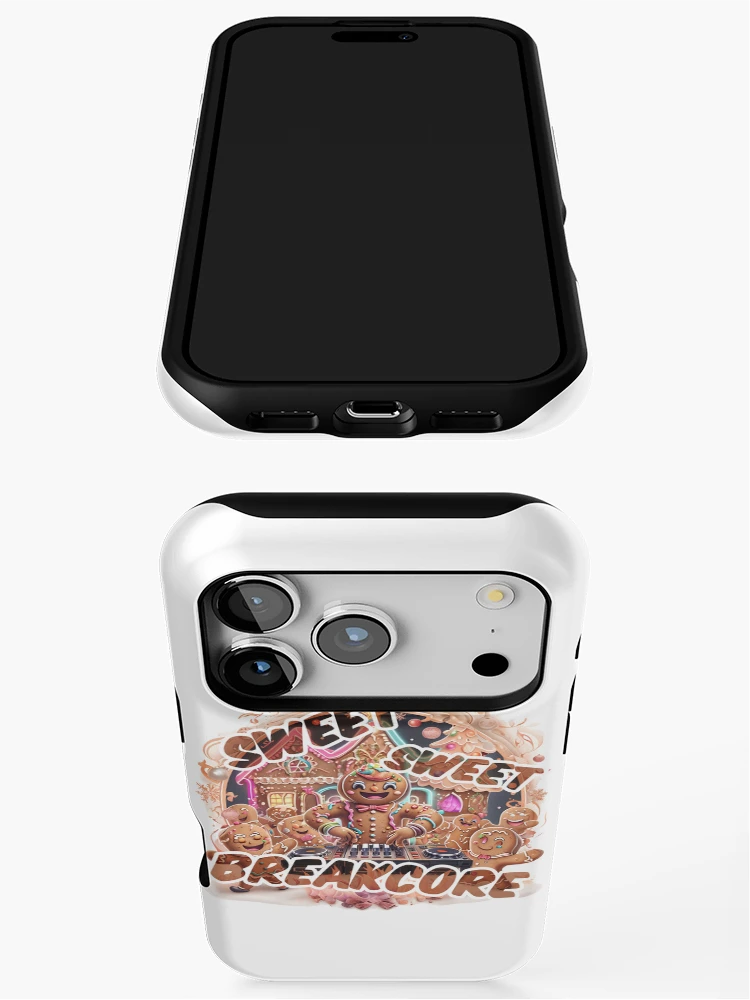 Thumbnail 3 of 4, iPhone Case, Sweet, Sweet Breakcore – Gingerbread Rave designed and sold by Designorigin.