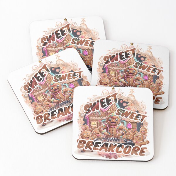Item preview, Sweet, Sweet Breakcore – Gingerbread Rave designed and sold by Designorigin.