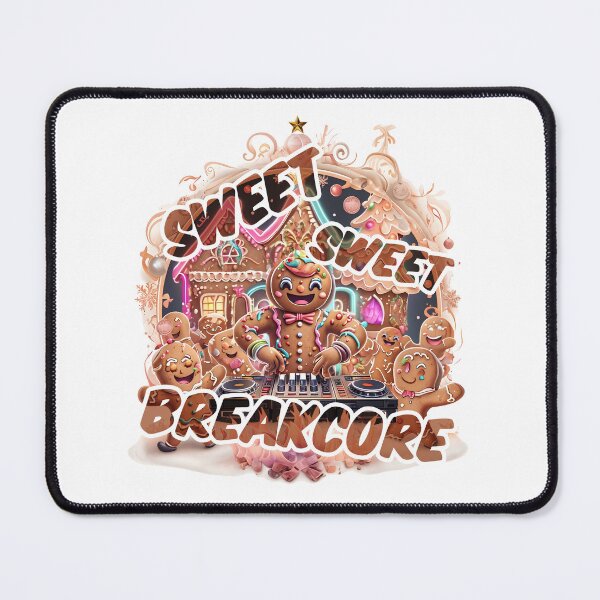 Item preview, Sweet, Sweet Breakcore – Gingerbread Rave designed and sold by Designorigin.