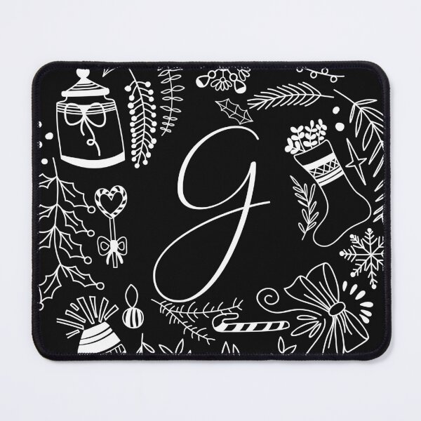 Item preview, Festive Christmas Alphabet letters Holiday art designed and sold by ilyanadesign.