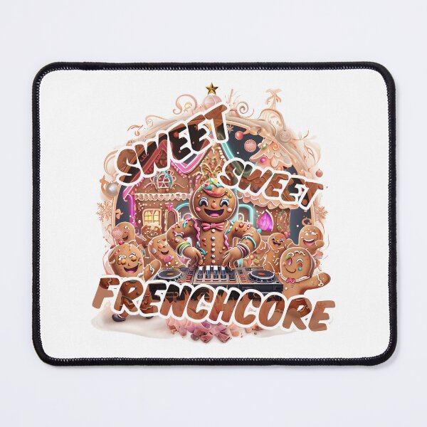 Item preview, Sweet, Sweet Frenchcore – Gingerbread Rave designed and sold by Designorigin.