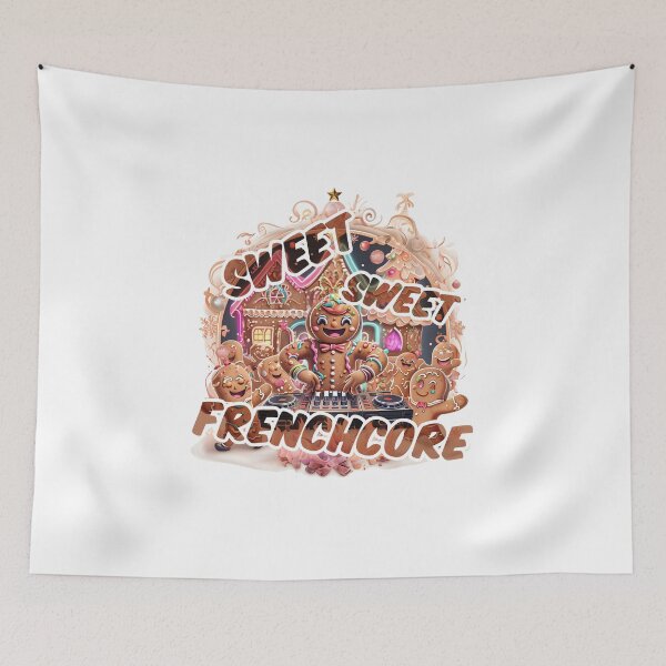 Item preview, Sweet, Sweet Frenchcore – Gingerbread Rave designed and sold by Designorigin.