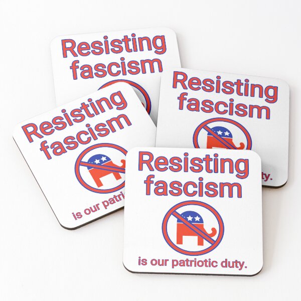 Item preview, Resisting fascism is our patriotic duty  designed and sold by Rachel the Artist .