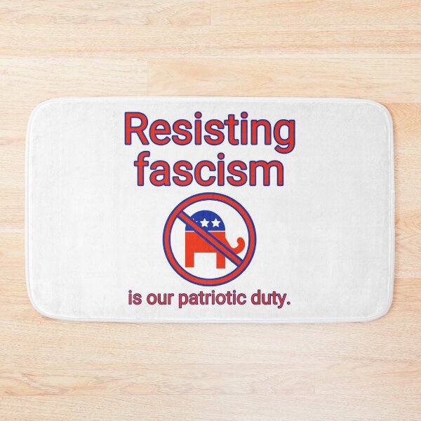 Item preview, Resisting fascism is our patriotic duty  designed and sold by Rachel the Artist .