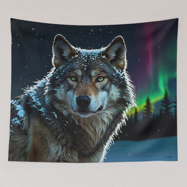 Item preview, Timber Wolf and Winter Tundra designed and sold by Skye Ryan-Evans.