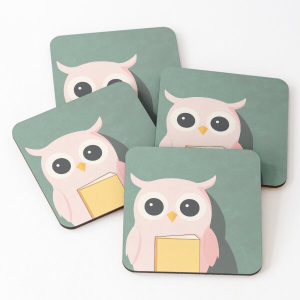 Item preview, Bookish Owl Delight designed and sold by PrintSmithArt.