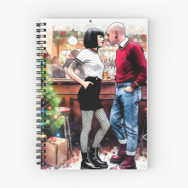 Item preview, Christmas Skinhead Ska couple.  designed and sold by fatbanana.